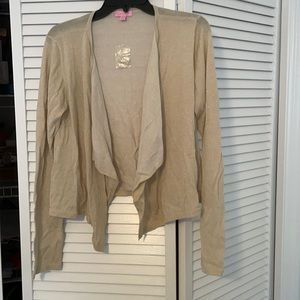 Lily Pulitzer gold sweater